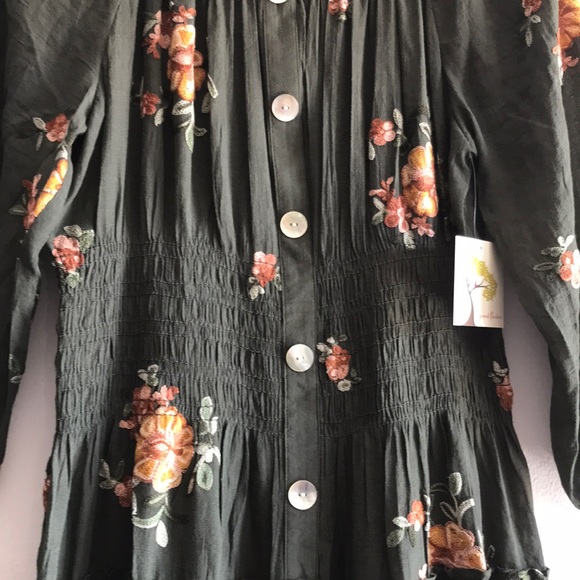 . Anthropologie fig and flower Boho Maxi Dress S - Picture 8 of 10